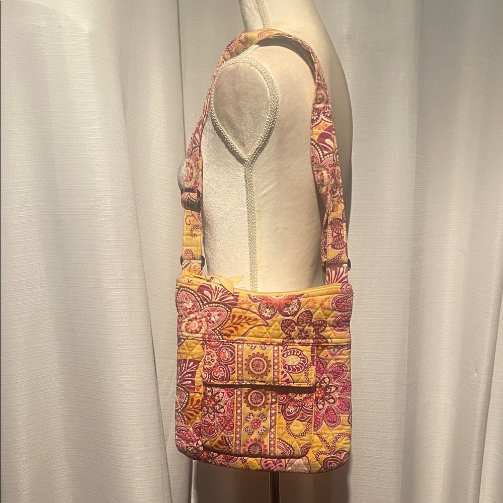 Vera Bradley Bali Gold Crossbody Purse